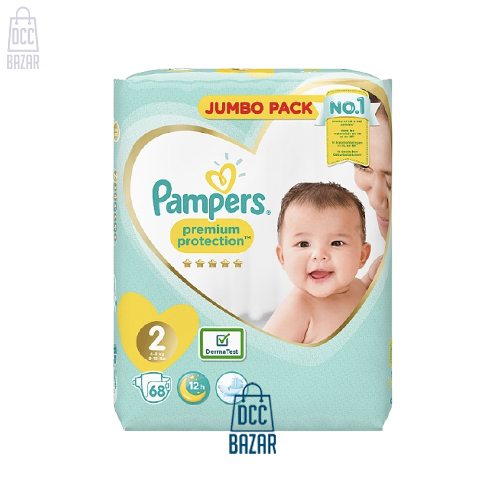 Pampers Premium Protection Size-2 (54 Nappies) Weight:4-8kg