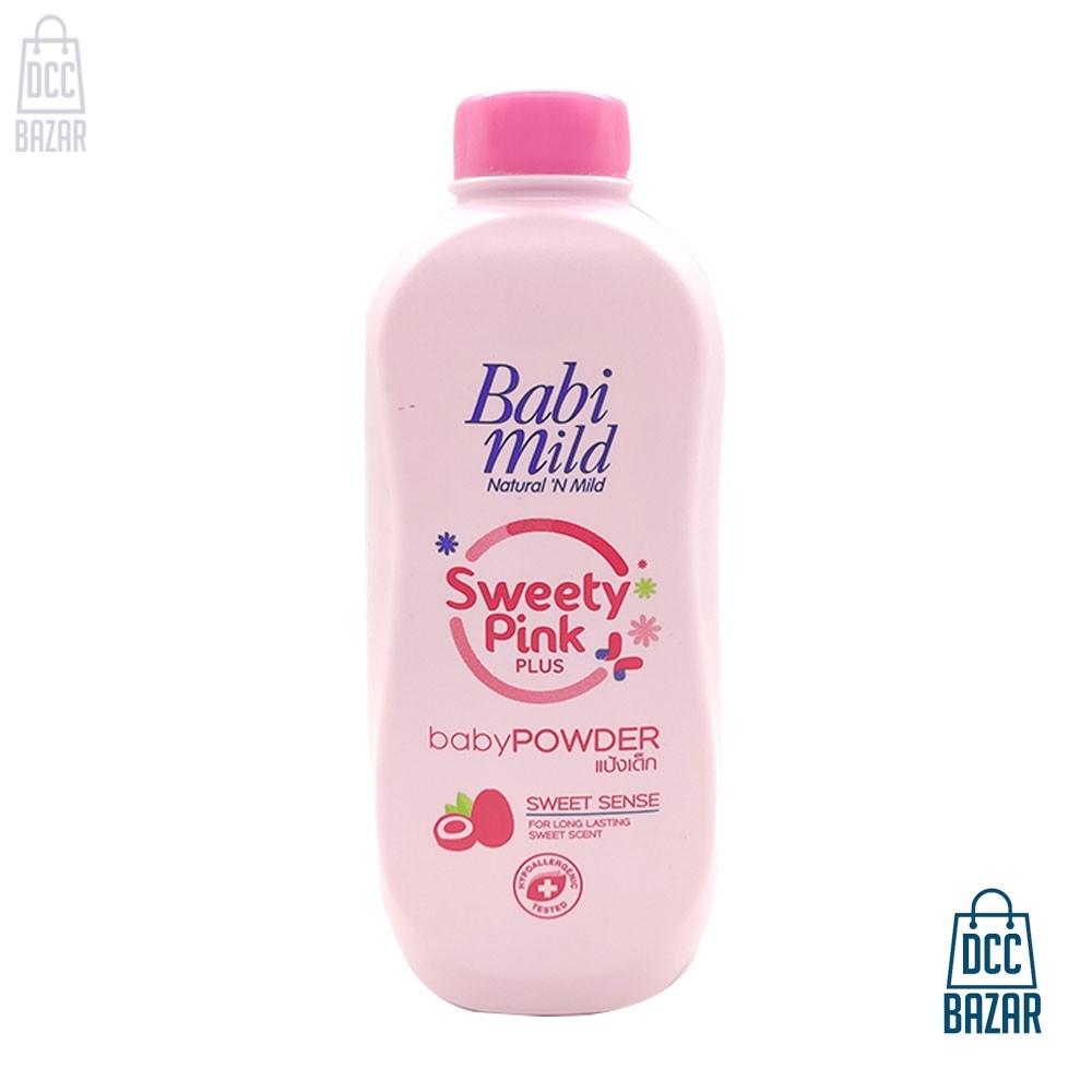 Babi Mild Sweety Pink Plus Baby Powder 380g