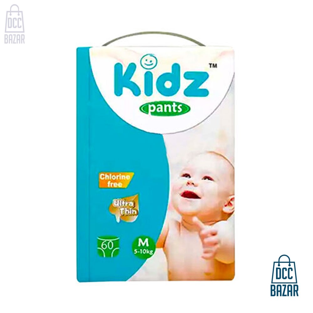 Kidz Baby Pants Diaper M 5-10 kg 60pcs