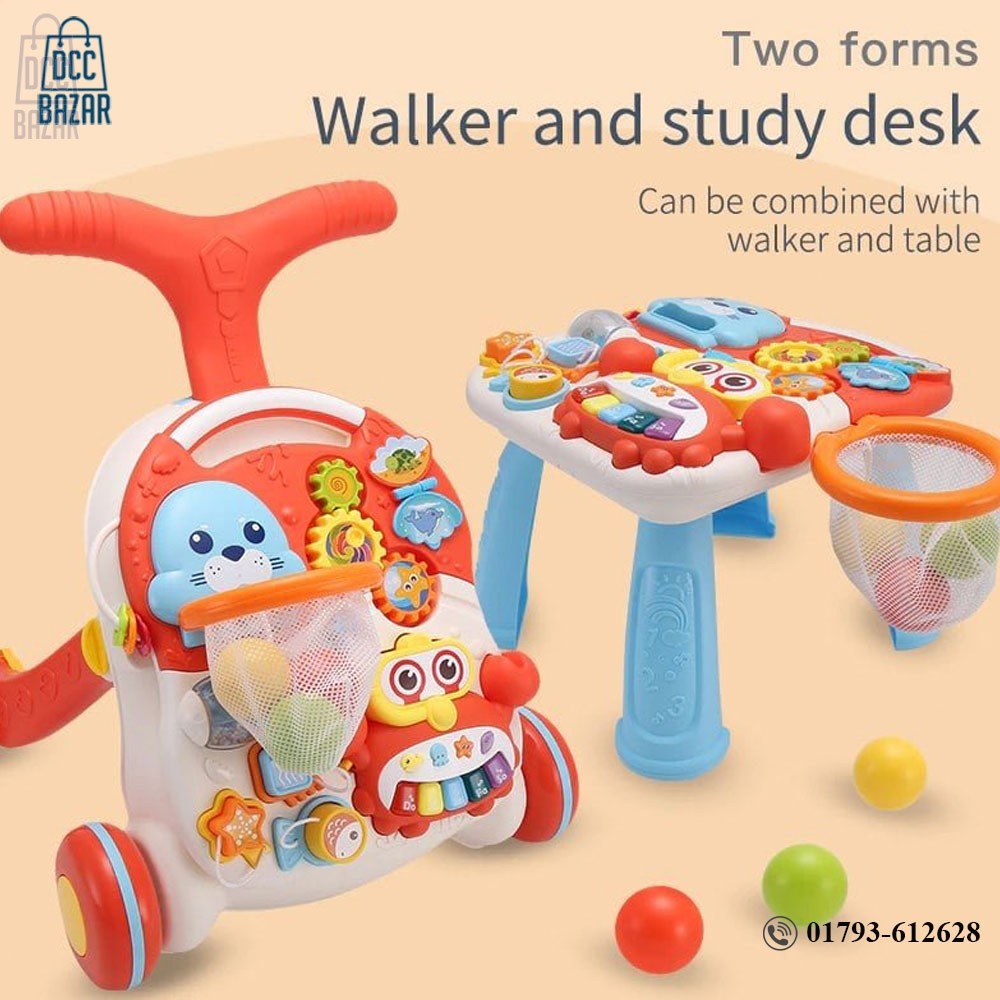 Best walker for baby learning to walk I Baby Walker 2 In 1 Activity Table