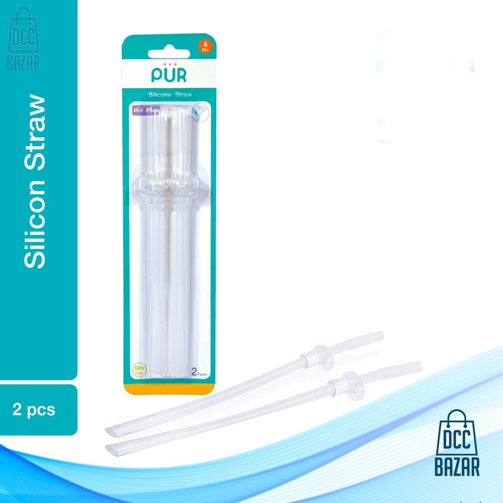 Pur Silicone Straw (2pcs) 