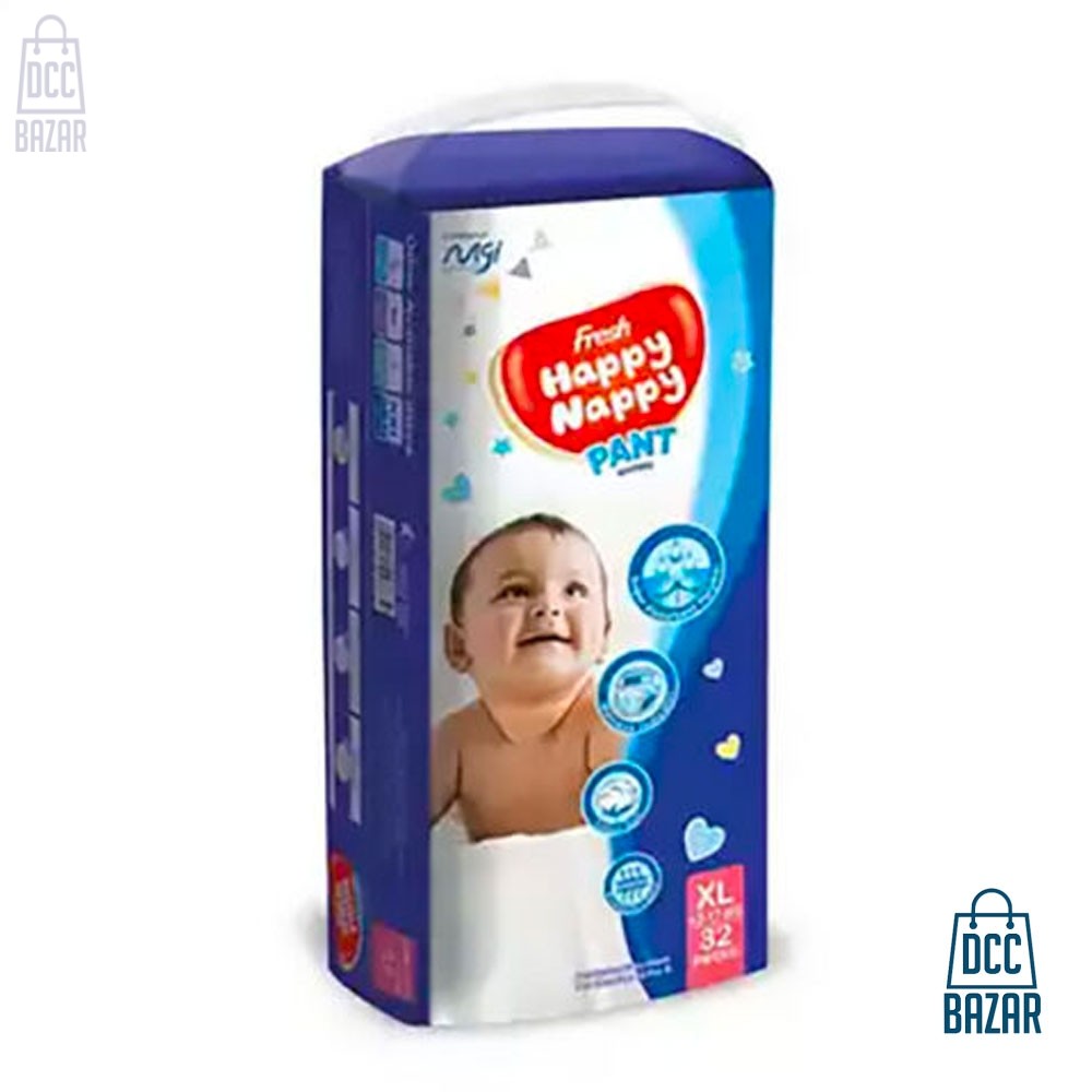 Happy Nappy Pant XL (12 -17 kg) 32pcs