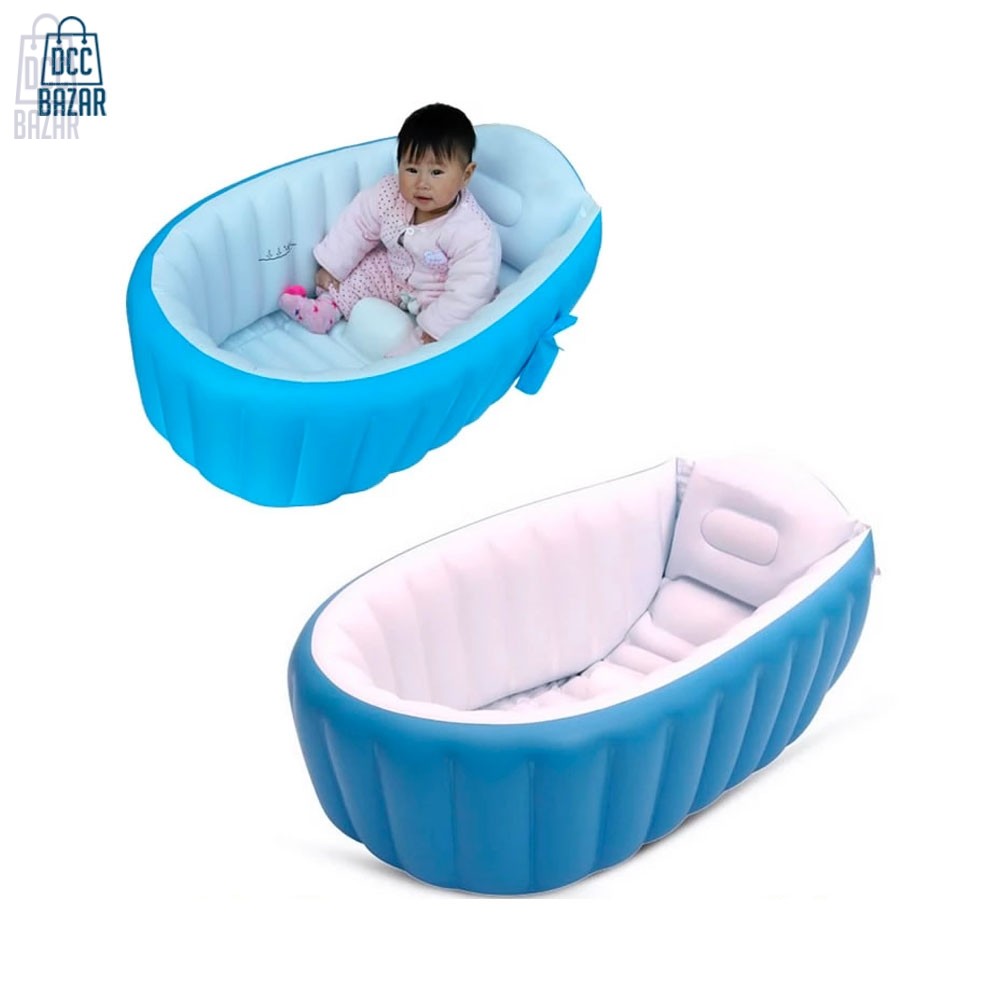 Inflatable bathtub for babies