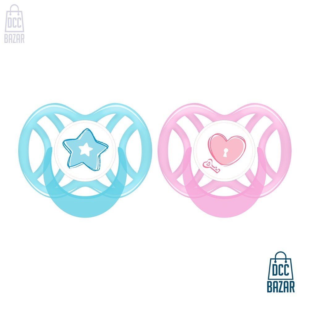 Orthodontic Silicone Soother 0-6 mths