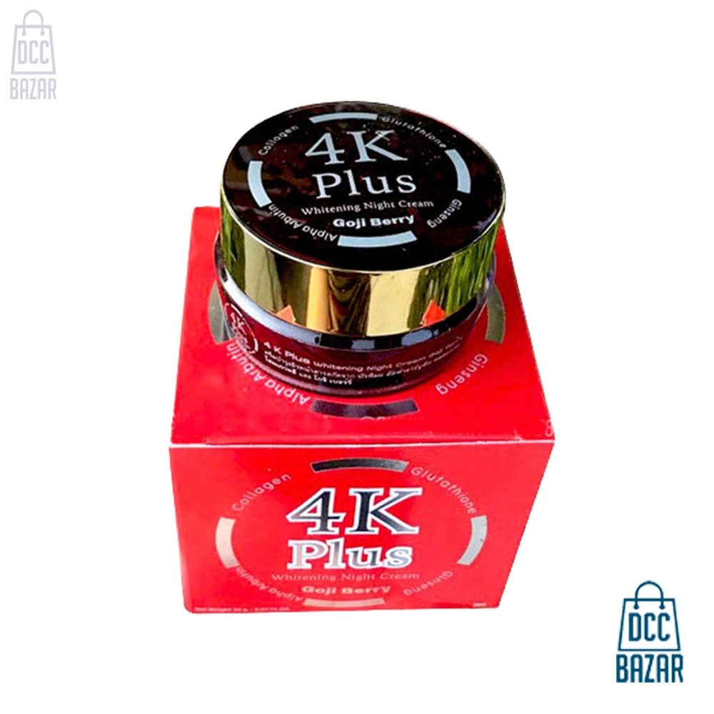 4K Plus Whitening Night Cream Goji Berry- 20gm