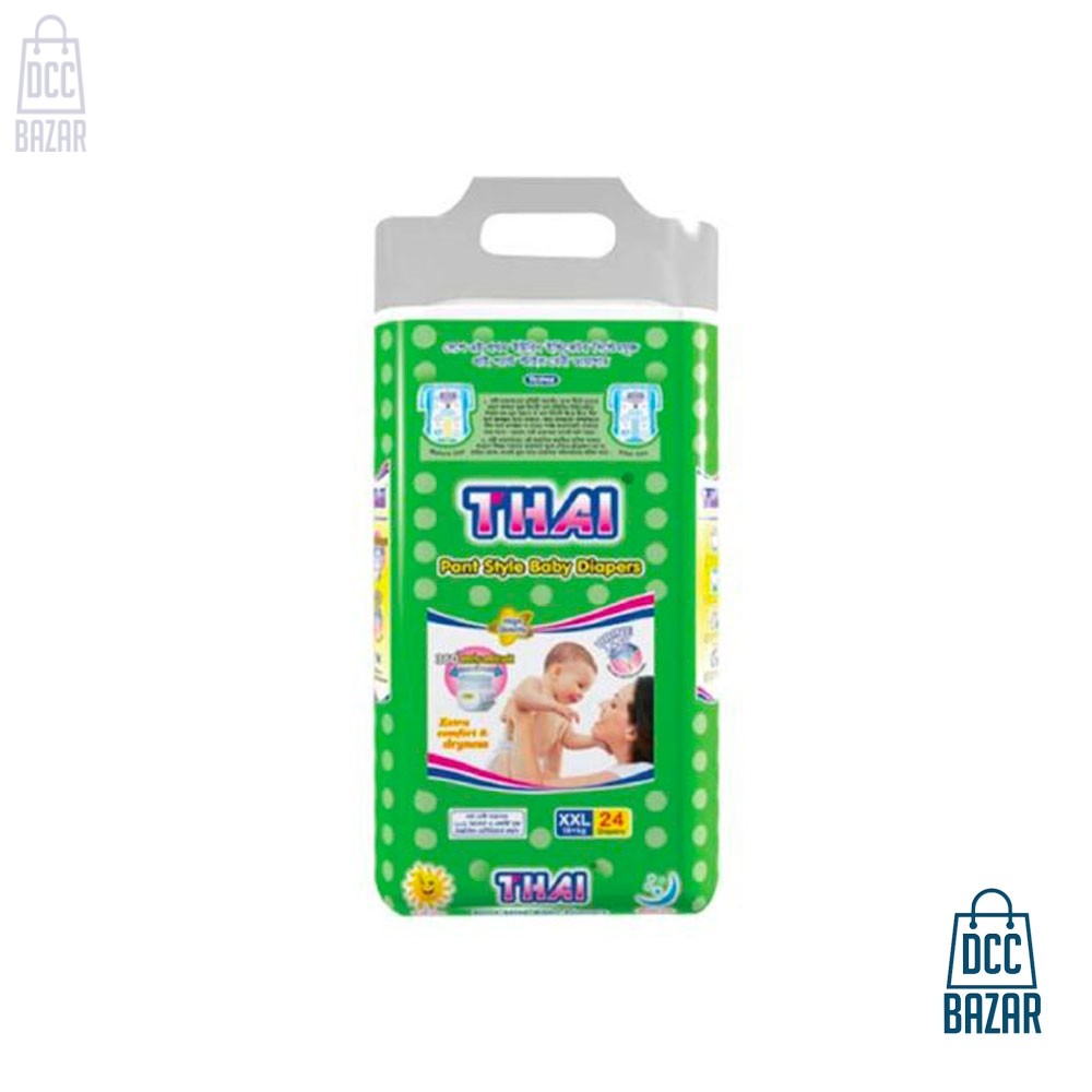 Thai baby diaper pant XXL 18+kg 24 pcs