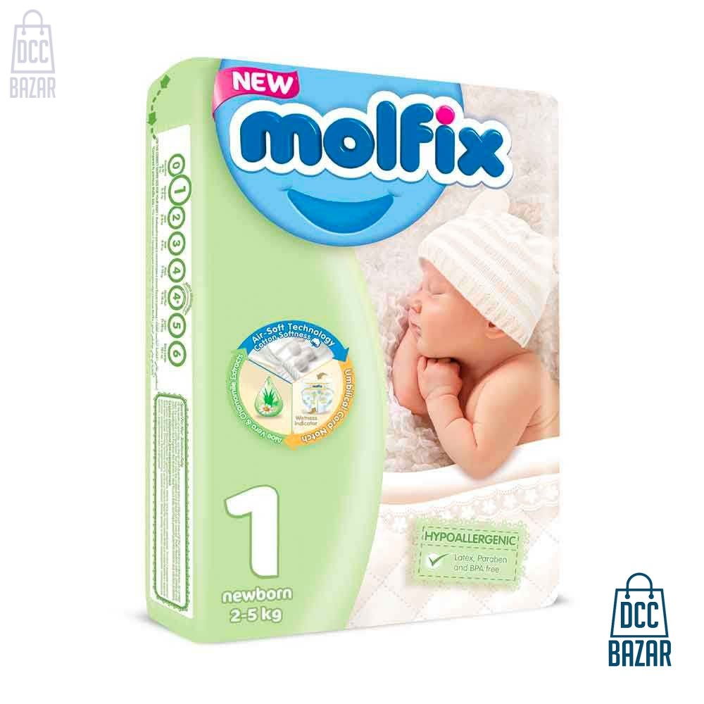 Molfix Baby Diaper Belt (NB1) 2-5kg 44pcs