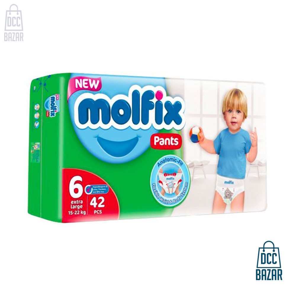 Molfix Baby Diaper Pants (6Extra Large) 15+Kg 42pcs