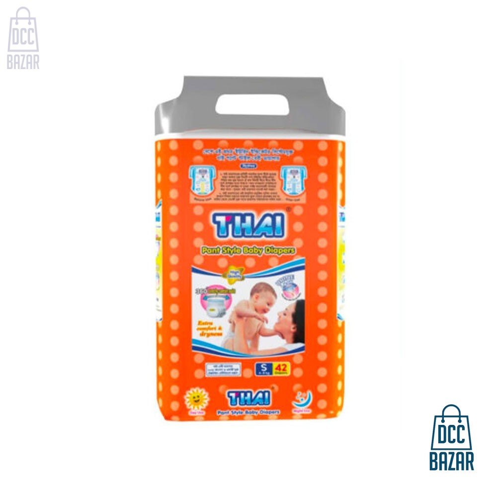 Thai baby diaper pant S 4-8Kg 42pcs
