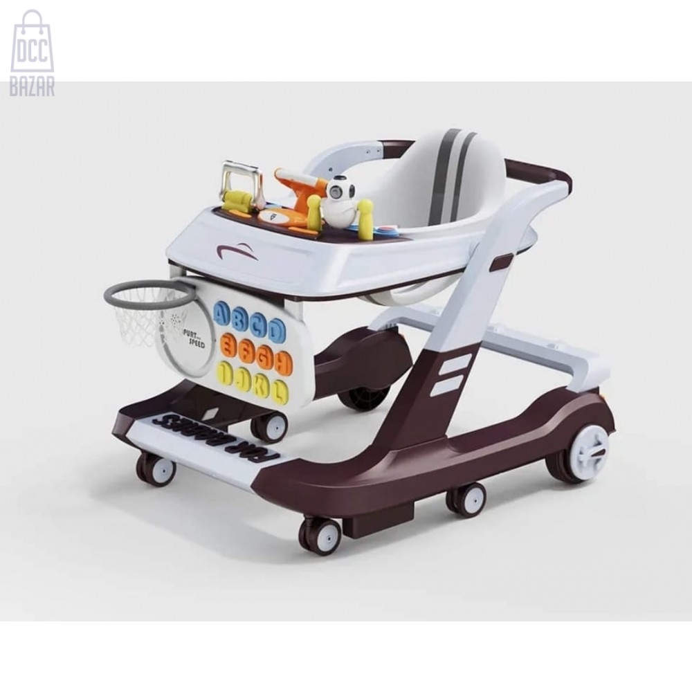 Kids Walker Push Toy Activity Baby Walker With Mute Wheels