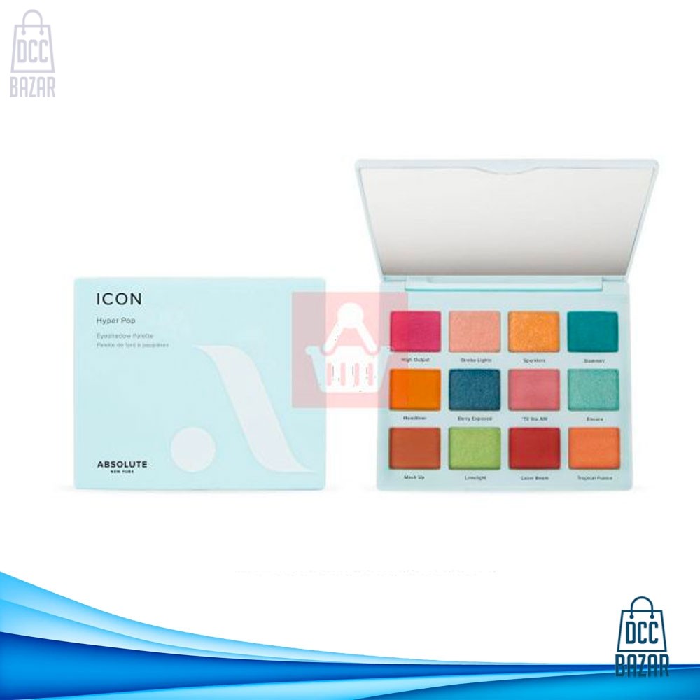 Absolute New York Icon Eyeshadow Palette - Hyper Pop