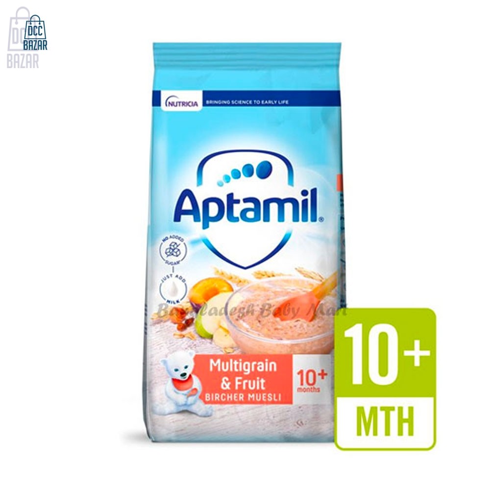 Aptamil Multigrain & fruit Bircher Muesli 10+ months