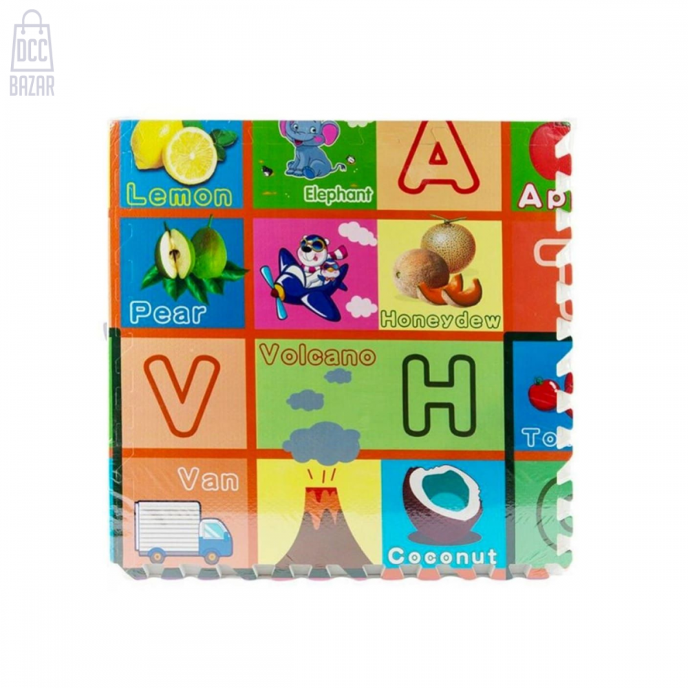 Alphabet Learning Interlocking Foam Play Mat (4 Tiles)