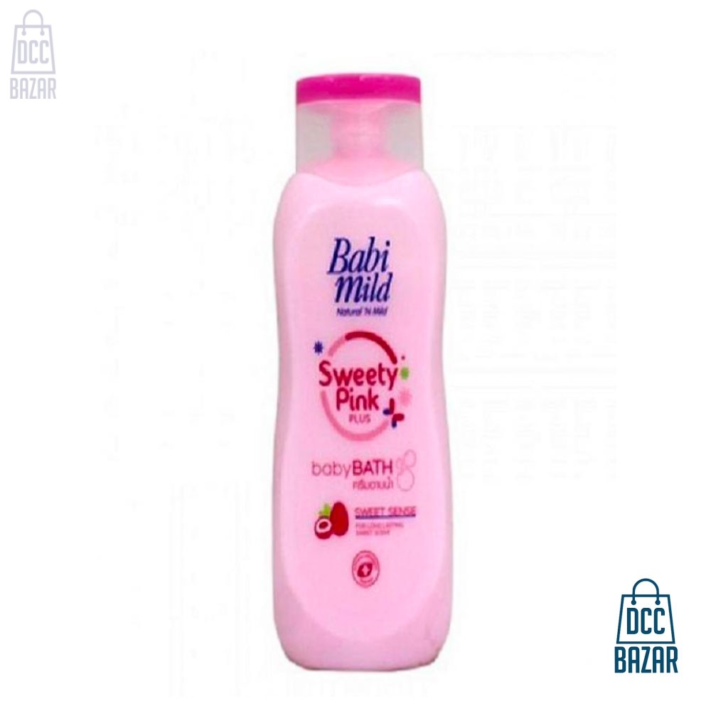 Babi Mild Sweety Pink Baby Bath- 180ml