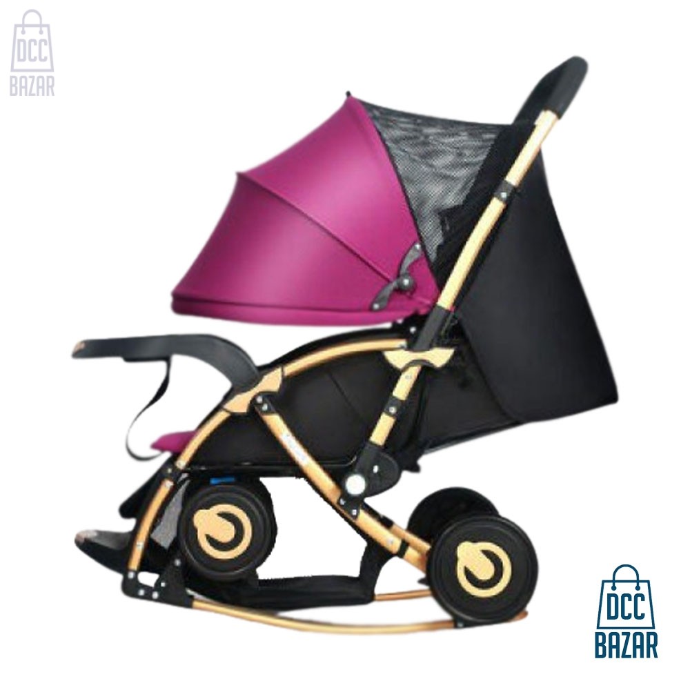 Baby Rocking Stroller (Purple)