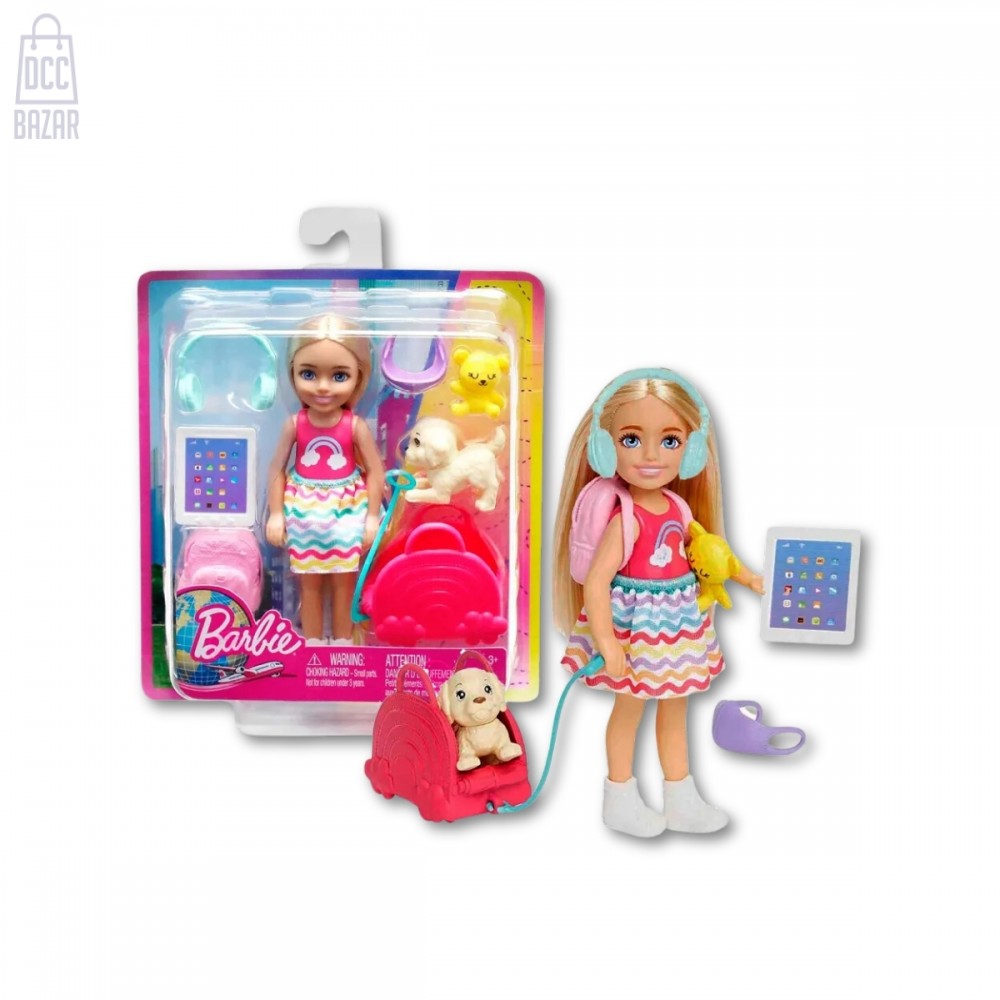 Barbie® Chelsea Travel Set with Puppy