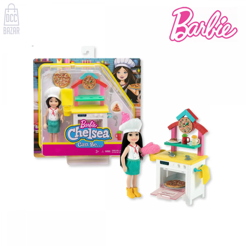 Barbie GTN63 Chelsea Can Be Pizza Chef Playset