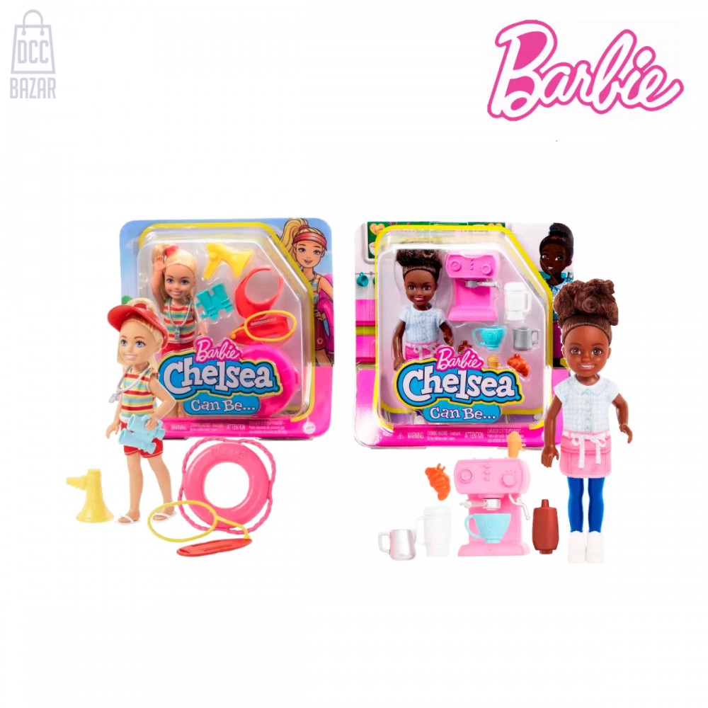 Barbie GTN86 Chelsea Career Doll Playset Assortment