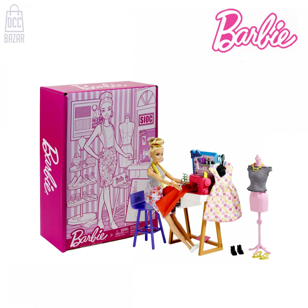 Barbie HDY90 Fashion Designer Doll & Studio