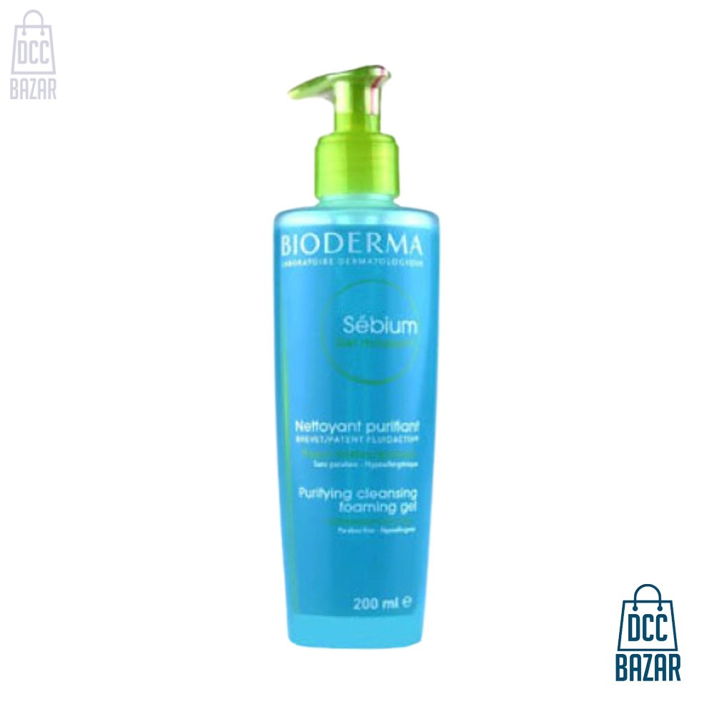 Bioderma Sebium Foaming Gel Facial Cleanser- 200ml