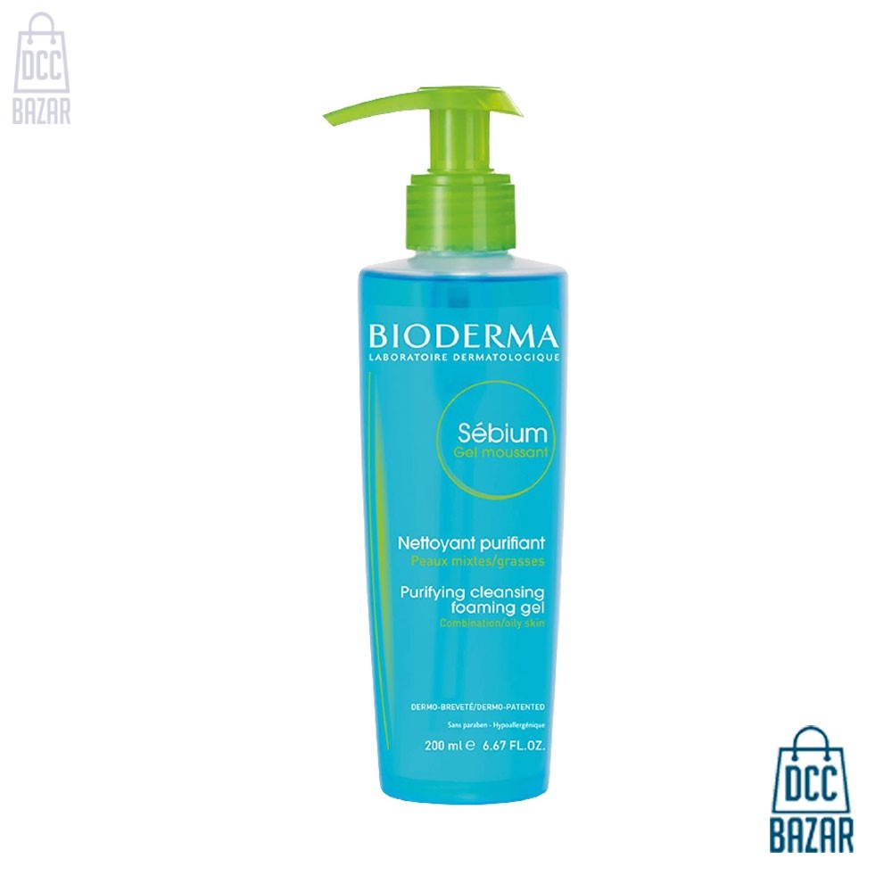 Bioderma Sebium Foaming Gel Facial Cleanser- 200ml