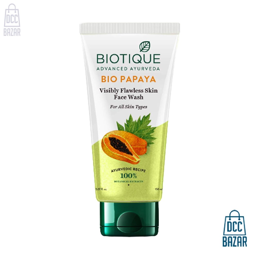 Biotique Bio Papaya Visibly Flawless Skin Face Wash- 150ml