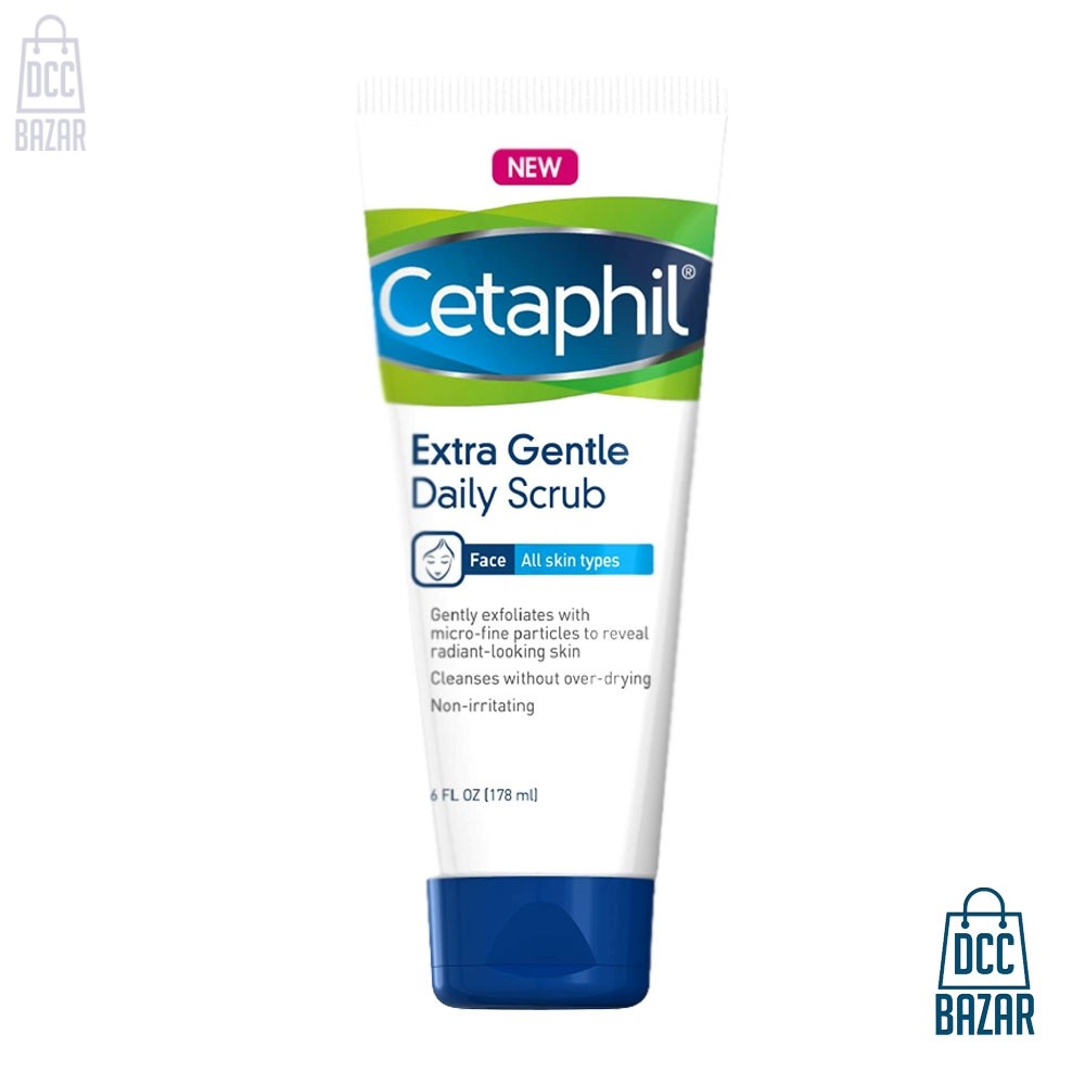 Cetaphil Extra Gentle Daily Scrub For All Skin Types- 178ml