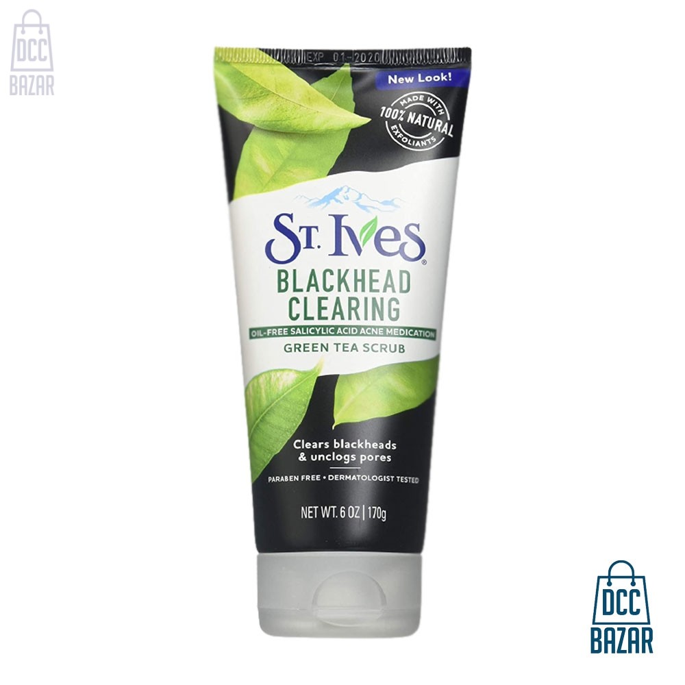St. Ives Blackhead Clearing Green Tea Scrub- 170g