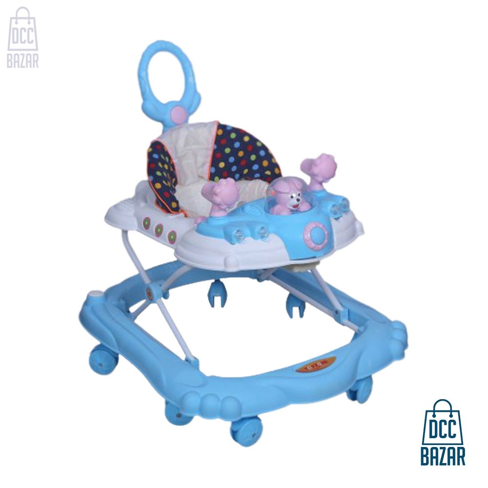 Dolphin Baby Walker - Blue