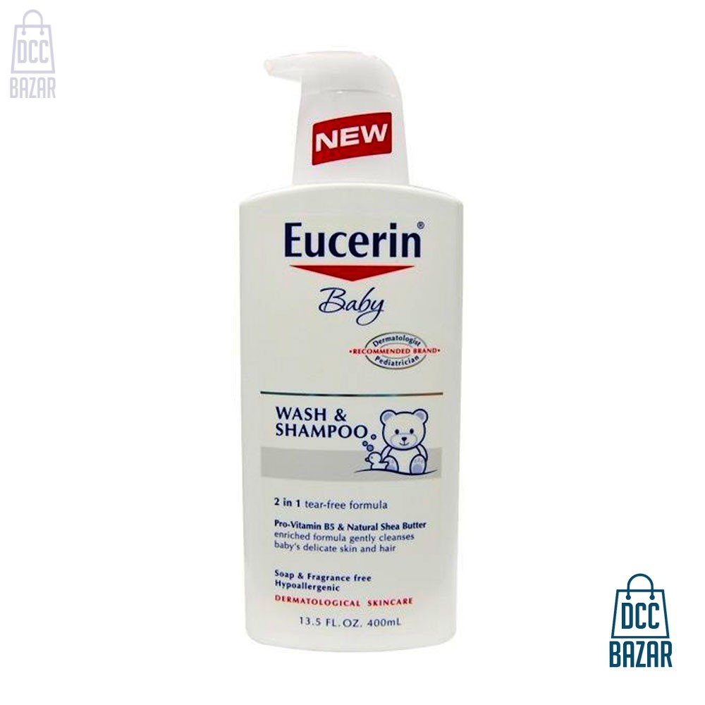 Eucerin Baby Wash And Shampoo- 400ml
