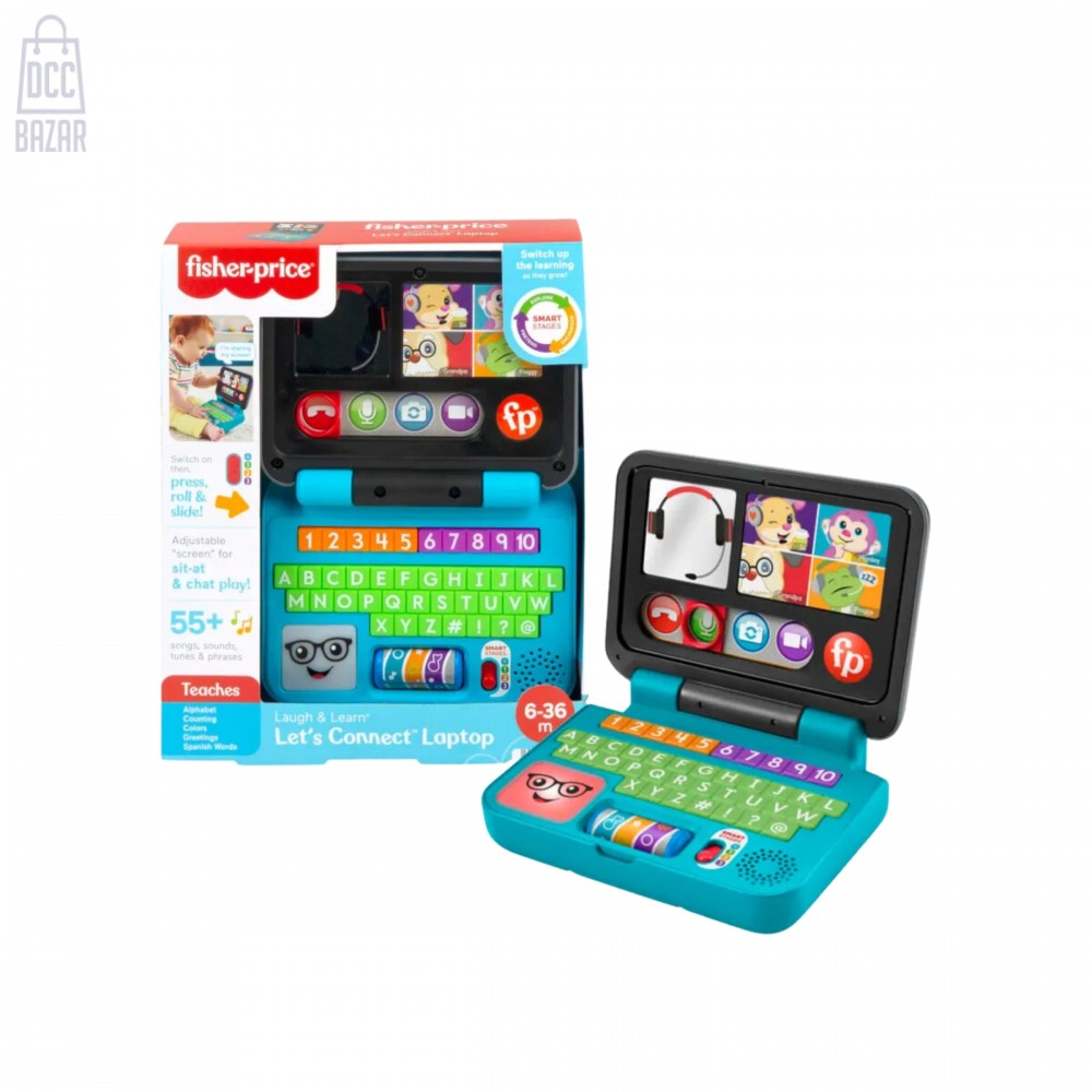 Fisher-Price HCF33 Laugh & Learn Let’s Connect Pretend Laptop