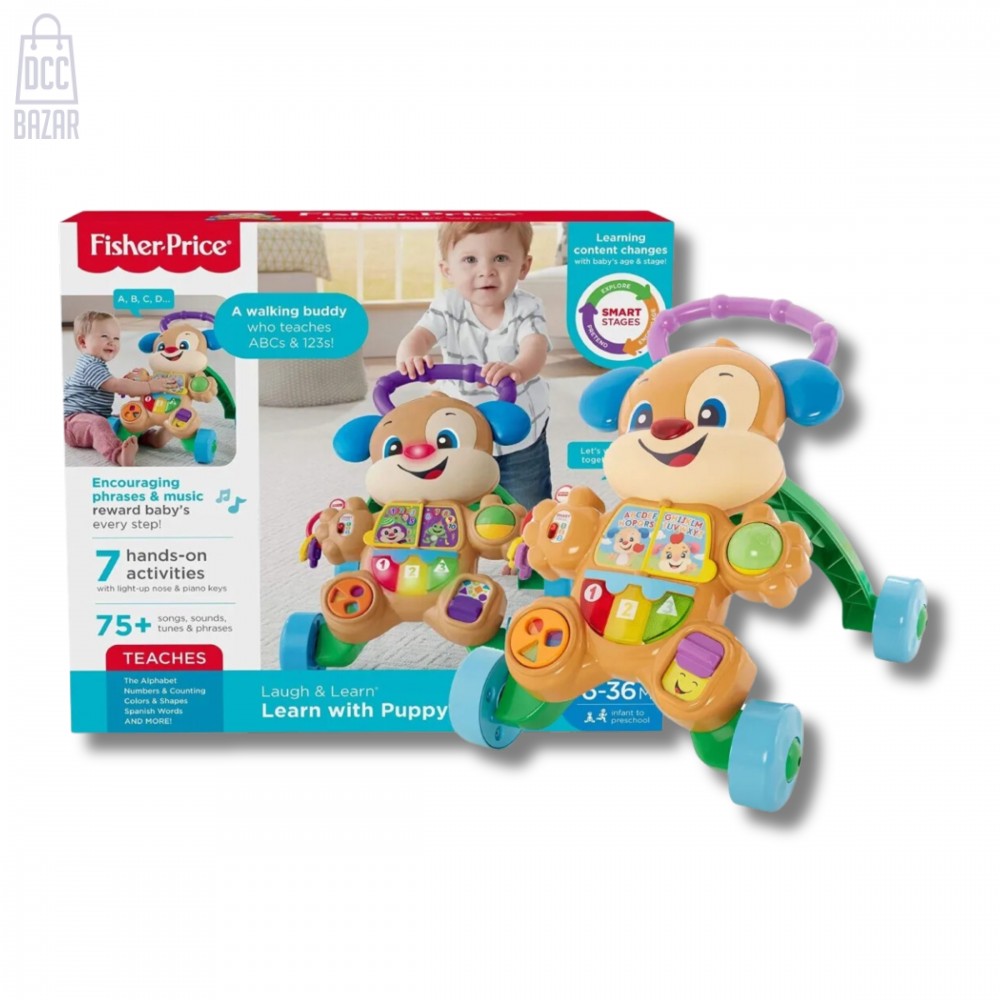 Fisher Price FHY94 Laugh & Learn Smart Stages Learn with Puppy Walker