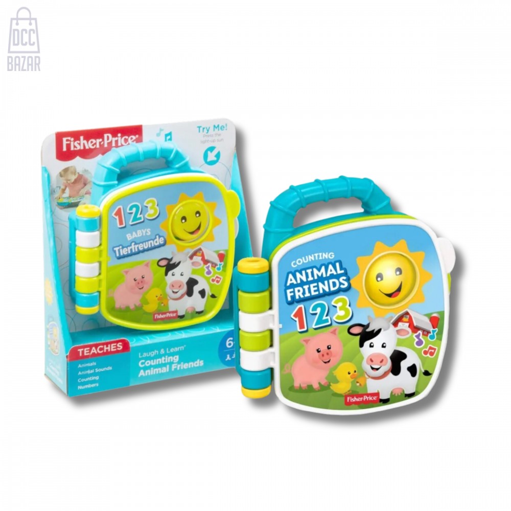 Fisher Price FYK57 Laugh & Learn Counting Animal Friends Musical Book