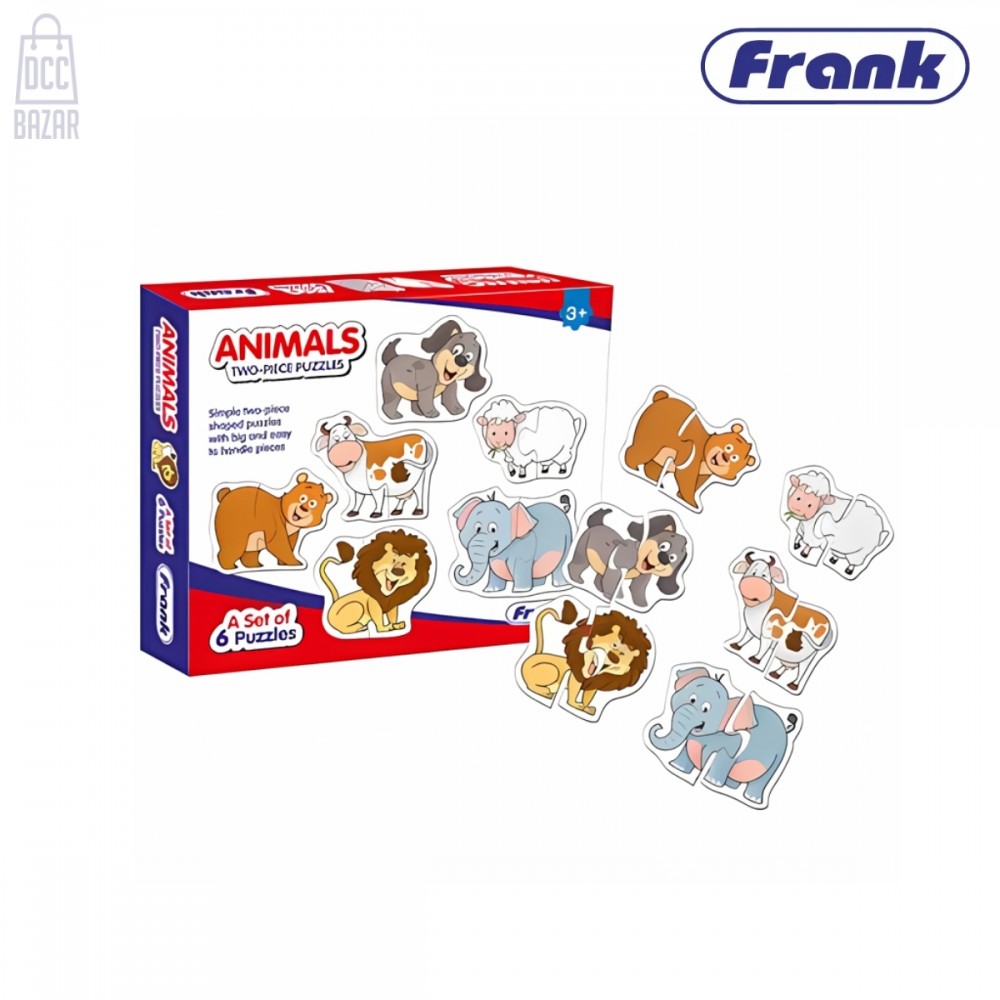 Frank 33808 Animals set of 6 Puzzles
