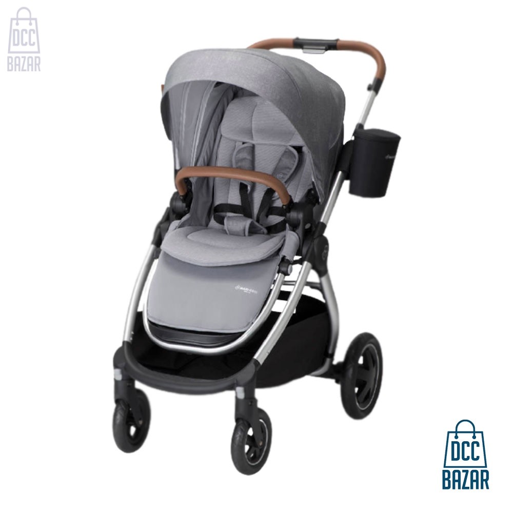 Rose Red full canopy baby bed stroller