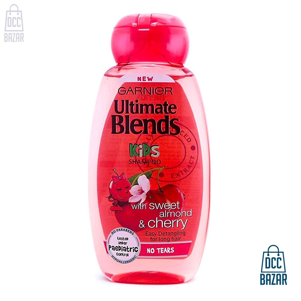 Garnier Ultimate Blends Kids 2 In 1 Cherry & Sweet Almond Shampoo- 250ml