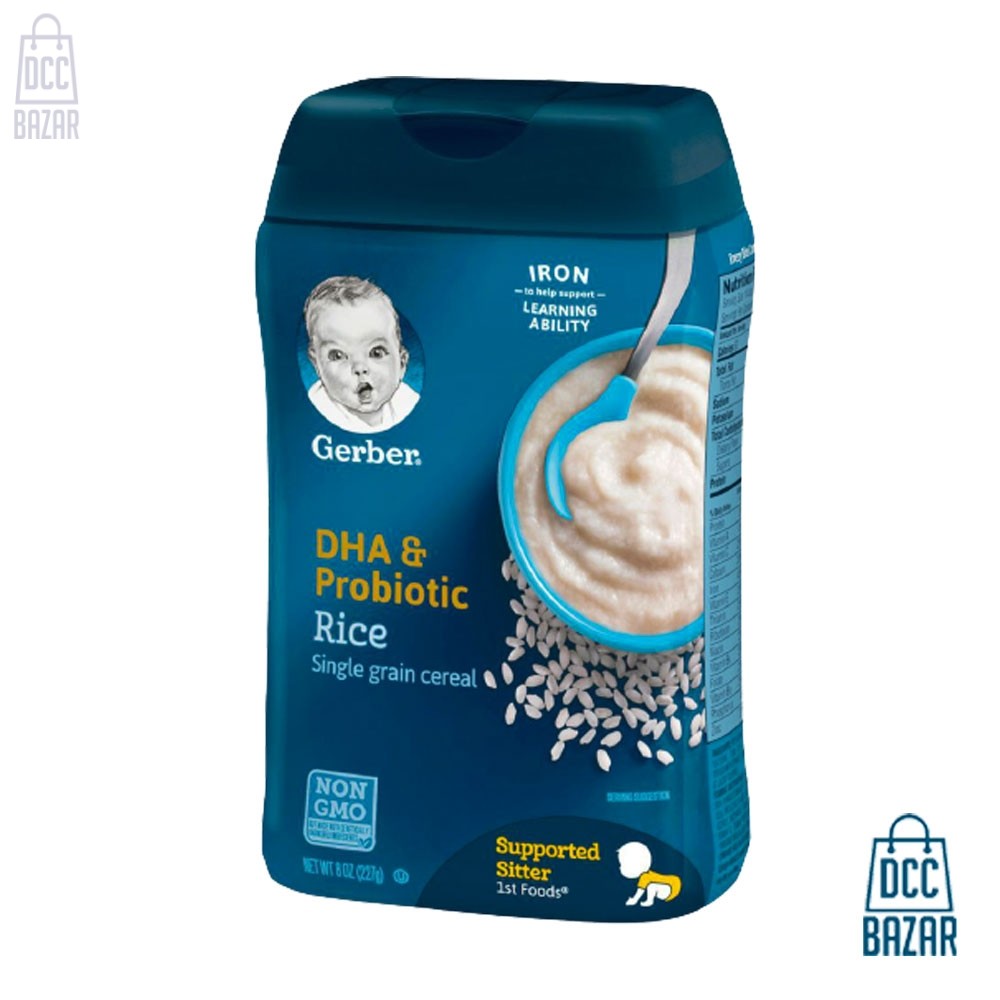 Gerber Rice Single Grain Baby Cereal 227g