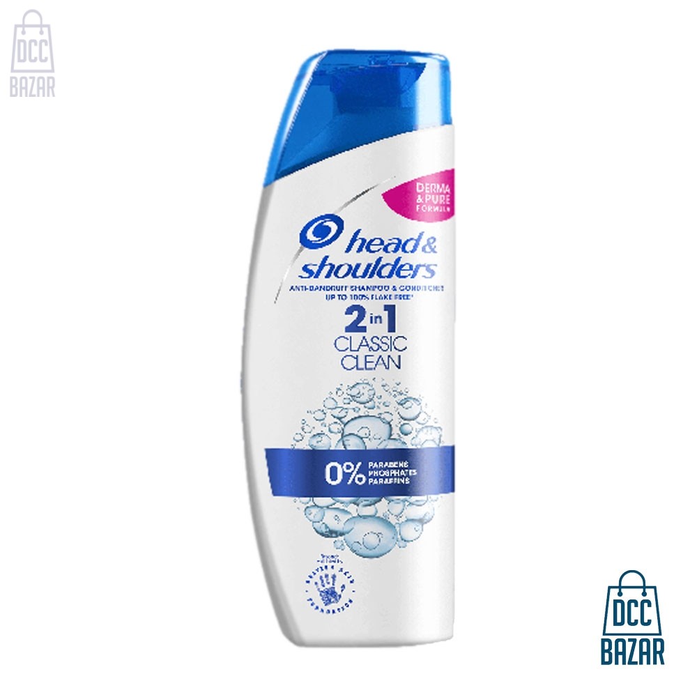 Head & Shoulder Classic Clean 2in1 Shampoo+Conditioner- 450ml