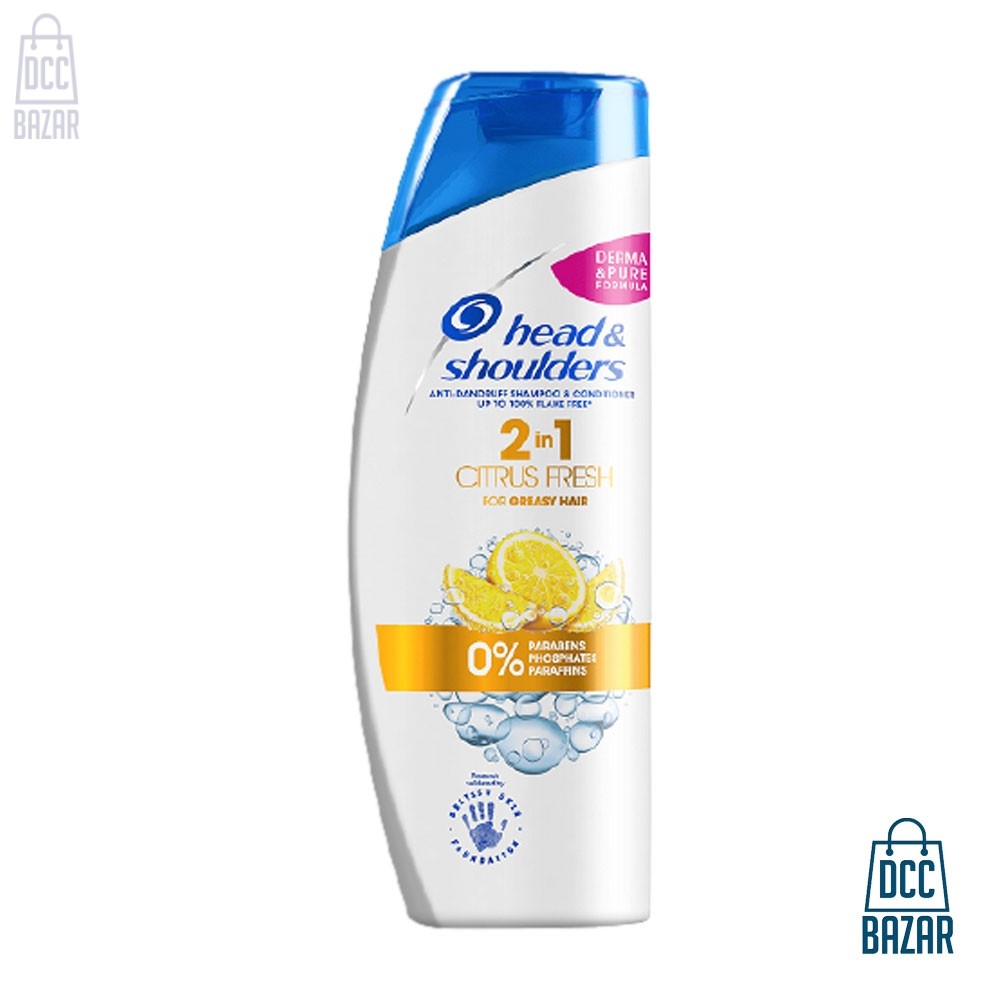 Head & Shoulders Citrus Fresh 2in1 Shampoo & Conditioner- 450ml