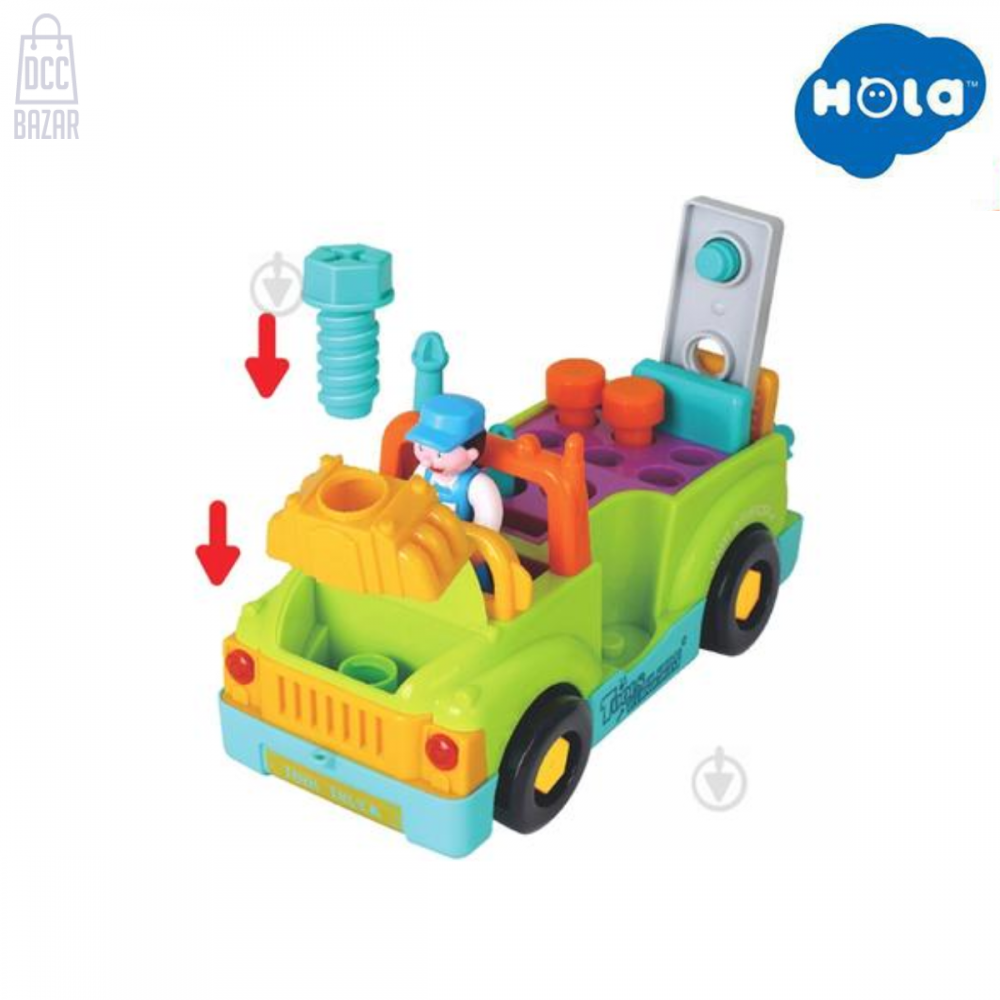 Hola Mechanic Car Toy with Tools - Interactive Learning for Kids
