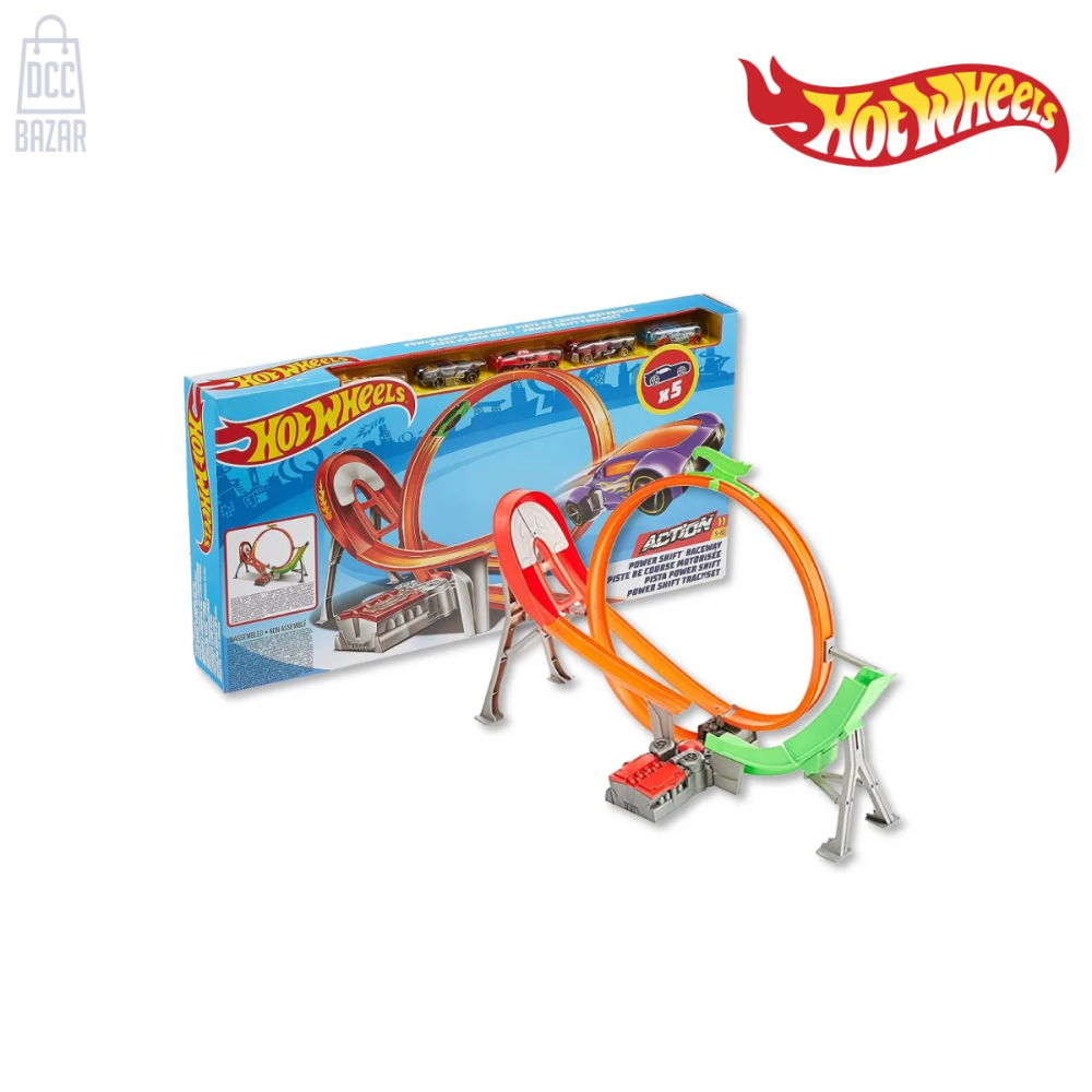 Hot Wheels FCF18 Power Shift Raceway Track Set
