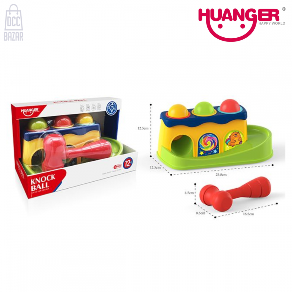 Huanger HE0290 Happy World - Happy Hammer! A Fun Learning Toy for Toddlers (12m+)