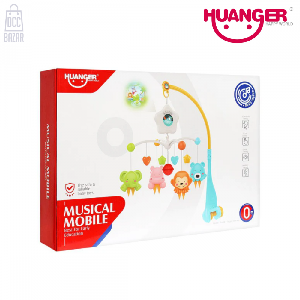 Huanger HE0307 Dreamy Lights & Melodies Crib Mobile (Projector Included)