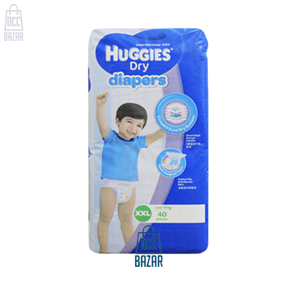 Huggies Diaper Belt XXL Over 14 + Kg 40 Pcs