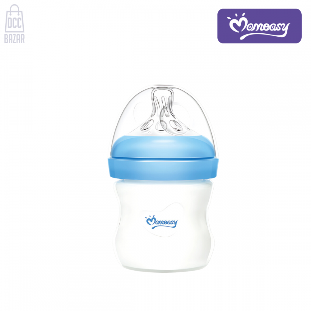 Momeasy Anticolic Wide Neck Bottle - 60ml BPA-Free Plastic for Newborns