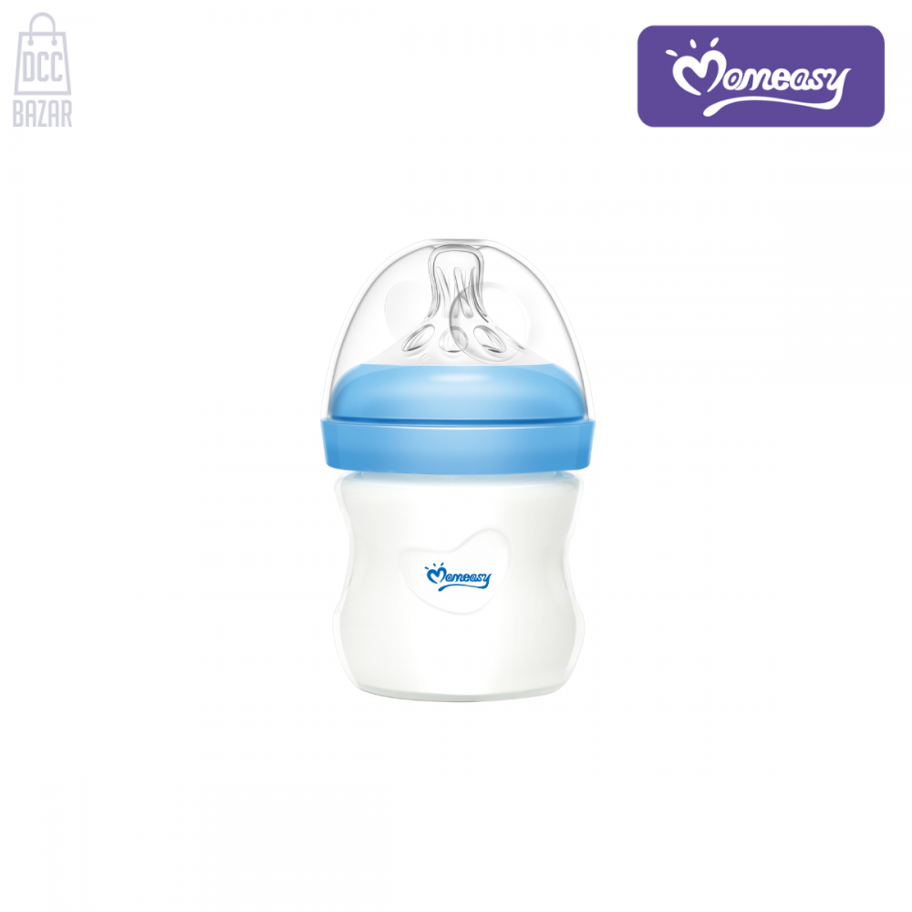 Momeasy Natural Wide-Neck Anti-Colic Glass Bottle 120ml4oz