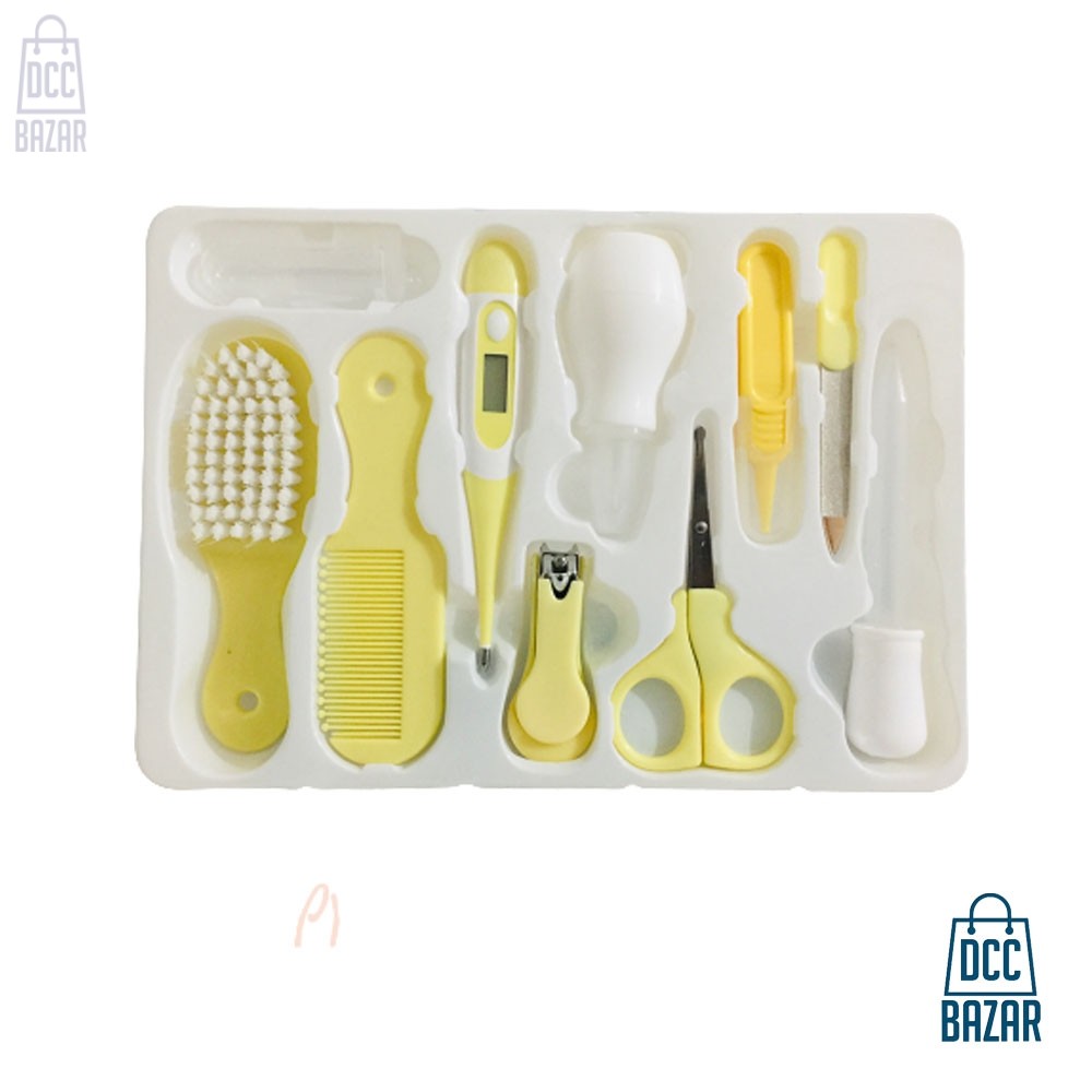 New Born Baby Health Care Kit Set Yellow 10 PCS