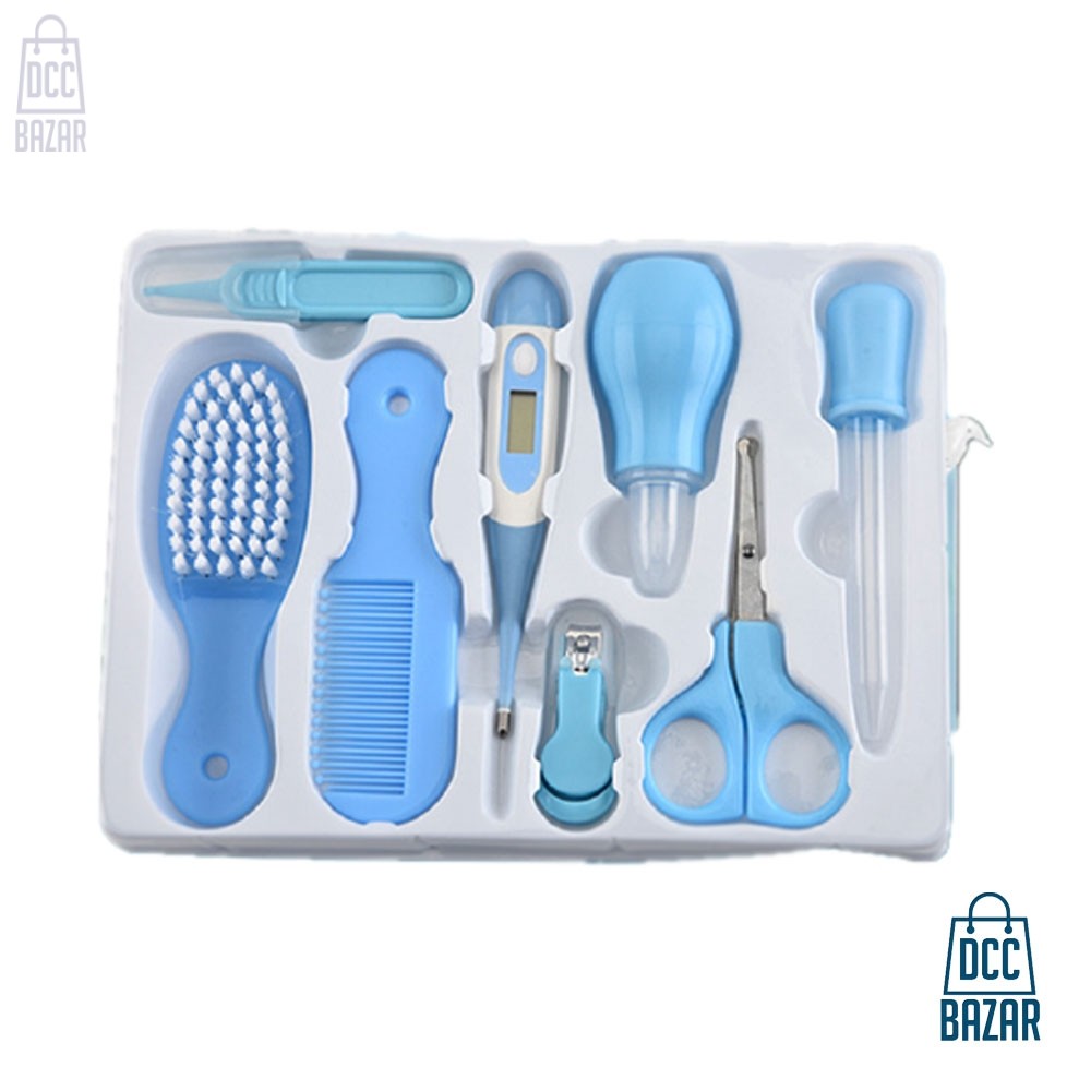 New Born Baby Health Care Kit Set Blue 8pcs
