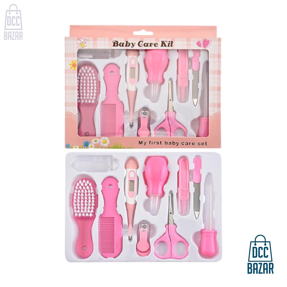 New Born Baby Health Care Kit Set Pink 10 PCS