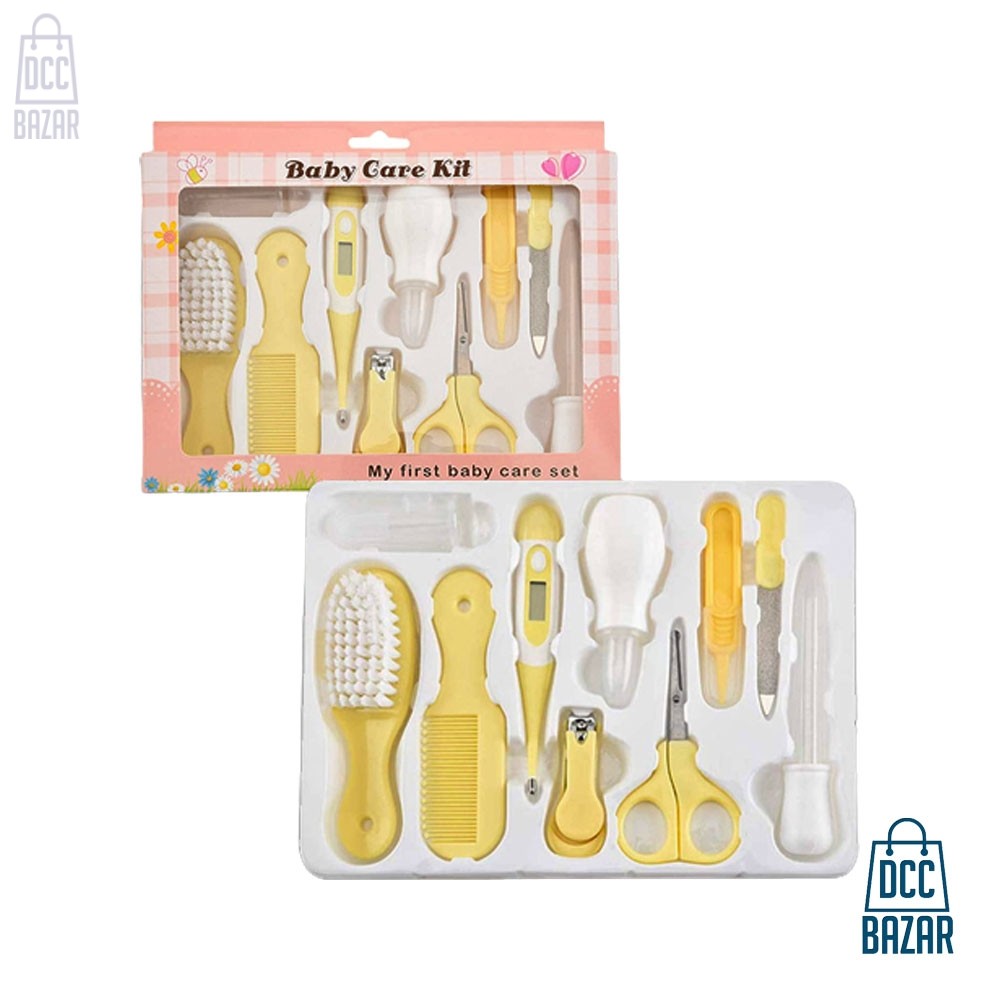 New Born Baby Health Care Kit Set Yellow 10 PCS